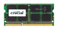 Memory RAM 1x 8GB Crucial SO-DIMM DDR3 1600MHz PC3-12800 | CT102464BF160B.M16FP