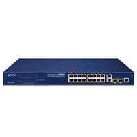 Switch Planet FGSW-1816HPS 16x 100Mb 2x RJ-45/SFP 240 W PoE+