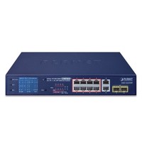 Switch Planet GSD-1222VHP 8x 1Gb 2x SFP 120 W PoE+