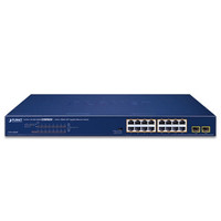 Switch Planet GSW-1820HP 16x 1Gb 2x SFP 240 W PoE+