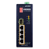 Switch Planet ISW-514PTF 4x 100Mb 1x 100Mbps SFP 120 W PoE+