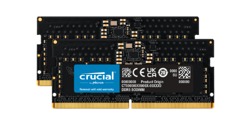 Memory RAM 1x 16 GB Crucial SO-DIMM DDR5 4800MHz PC5-38400 | CT16G48C40S5