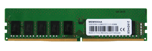 Memory RAM 1x 16GB 2-POWER ECC UNBUFFERED DDR4 2Rx8 2133MHz PC4-17000 UDIMM | MEM9004A