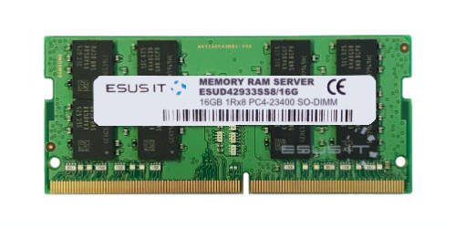 Memory RAM 1x 16GB ESUS IT SO-DIMM DDR4 2933MHz PC4-23400 | ESUD42933SS8/16G