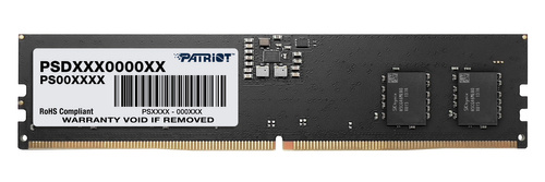 Memory RAM 1x 32 GB Patriot NON-ECC UNBUFFERED DDR5 4800MHz PC5-38400 UDIMM | PSD532G48002