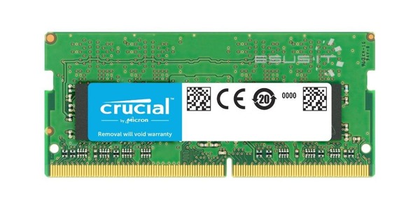 Memory RAM 1x 4GB Crucial SO-DIMM DDR4 2400MHz PC4-19200 | CT4G4SFS824A