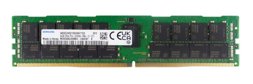 Memory RAM 1x 64GB Samsung ECC REGISTERED DDR4 2Rx4 3200MHz PC4-25600 RDIMM | M393A8G40BB4-CWE