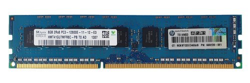 Memory RAM 1x 8GB Hynix ECC UNBUFFERED DDR3  1600MHz PC3-12800 UDIMM | HMT41GU7MFR8C-PB