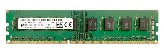 Memory RAM 1x 8GB Micron NON-ECC UNBUFFERED DDR3 1866MHz PC3-14900 UDIMM | MT16KTF1G64AZ-1G9