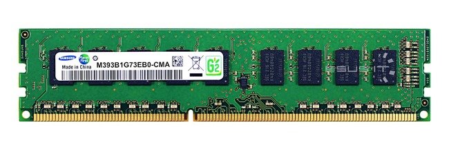 Memory RAM 1x 8GB Samsung ECC REGISTERED DDR3  1866MHz PC3-14900 RDIMM | M393B1G73EB0-CMA