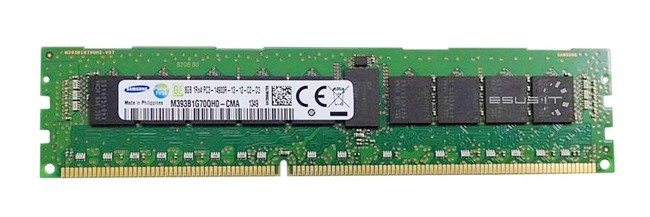 Memory RAM 1x 8GB Samsung ECC REGISTERED DDR3  1866MHz PC3-14900 RDIMM | M393B1K70QB0-CMA