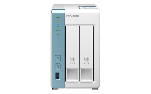 NAS server QNAP TS-231P3-2G 2x SSD | HDD SATA 2GB RAM