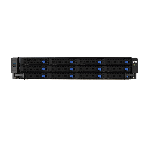 Server platform ASUS 2U RS720A-E11-RS12/10G/1.6KW/8NVMe/OCP 90SF01G3-M01260 AMD x 2 DDR4 x 32 14 x 2.5" NVME/SATA/SAS PSU 1+1