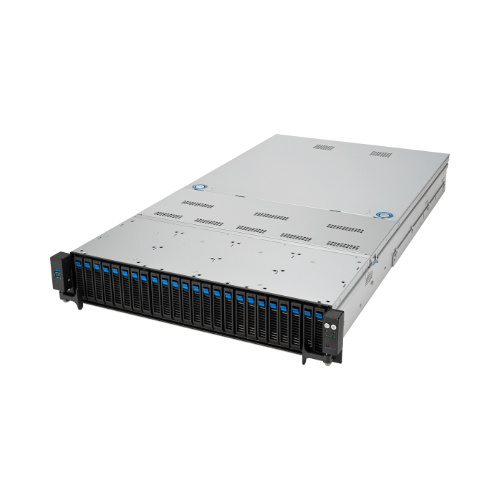 Server platform ASUS 2U RS720A-E12-RS24U/10G/2.6kW/24NVMe/OCP 90SF02E1-M006D0 AMD x 2 DDR5 x 24 24 x 2.5" SATA/SAS/NVME PSU 1+1