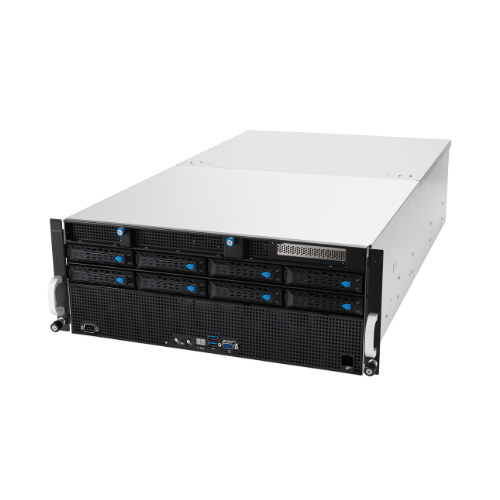 Server platform ASUS 4U ESC8000A-E11-SKU4/2.2KW(2+2)/3PCIe/2NVMe 90SF0212-M00980 AMD x 2 DDR4 x 32 10 x 2.5" SATA/SAS+2NVME PSU 2+2