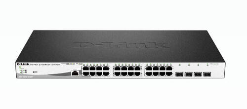 Switch D-Link DGS-1210-28MP/E 24x 1Gb 4x RJ-45/SFP 370 W PoE+