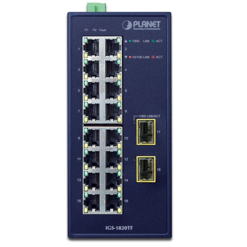 Switch Planet IGS-1820TF 16x 1Gb 2x SFP