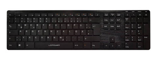 Wired keyboard LC-Power LC-KEY-5B-ALU QWERTZ