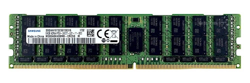 Memory RAM 1x 64GB Samsung ECC LOAD REDUCED DDR4  2400MHz PC4-19200 LRDIMM | M386A8K40BMB-CRC