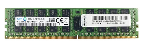 Memory RAM 1x 32GB Lenovo ThinkServer & System X DDR4 2Rx4 2133MHz ECC REGISTERED DIMM | 47J0256  